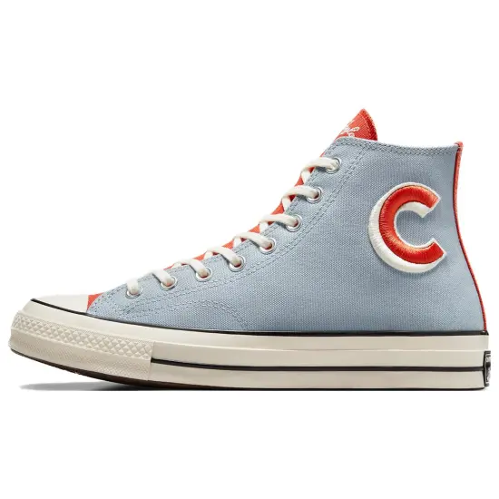 Converse 1970s Canvas Shoes Unisex High-top Grey/orange-red