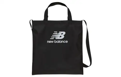 New Balance Polyester Handbag, Shoulder Bag, Crossbody Bag Regular Men's Black