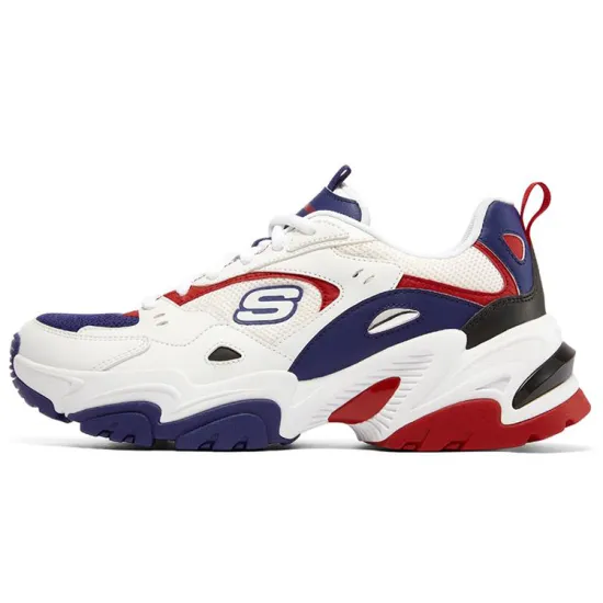 Skechers Stamina V2 'White Navy Blue Red' Women's
