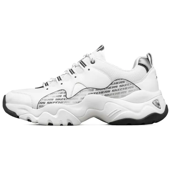 Skechers D Lites 3.0 Low-Top Running Shoes White/Black
