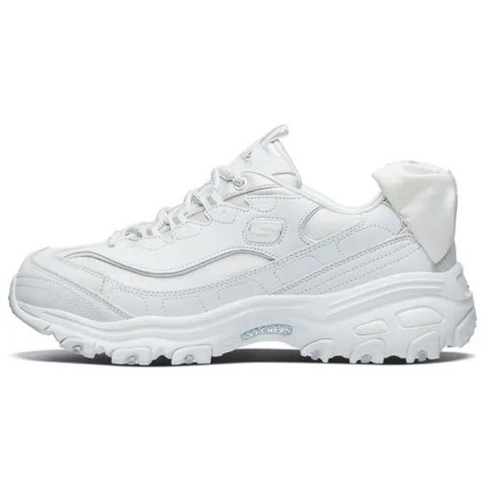 Skechers D Lites 1.0 Low-Top Sneakers 'White' Women's