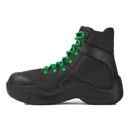 Bottega Veneta Puddle Bomber Black Green