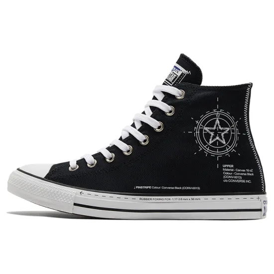 Converse Chuck Taylor All Star Canvas Shoes Unisex High-top Black