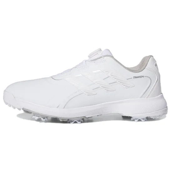 Adidas Traxion Golf Shoes Men Low-Top White