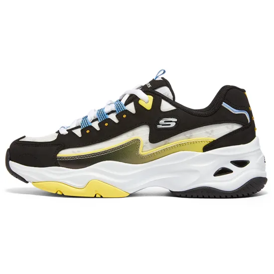 One Piece X Skechers D'Lites 4.0 Chunky Sneakers Men Low-Top Black/Colorful