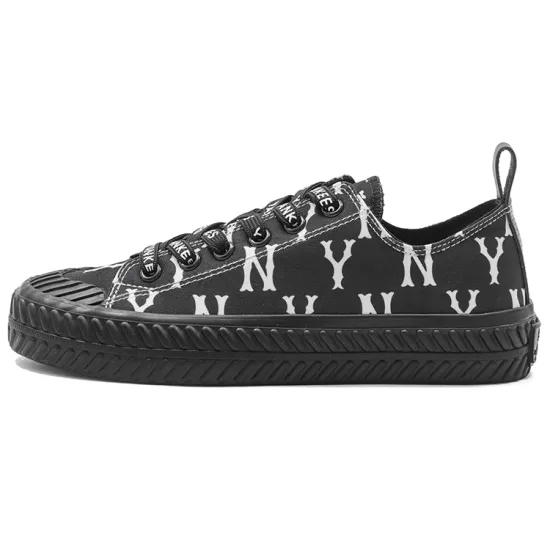 MLB Playball Canvas Shoes Unisex Low-Top Black