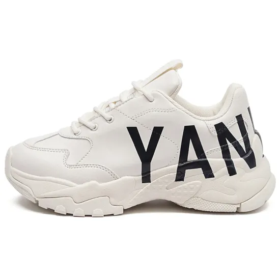 MLB Big Ball Chunky Chunky Sneakers Unisex Low-Top White Black