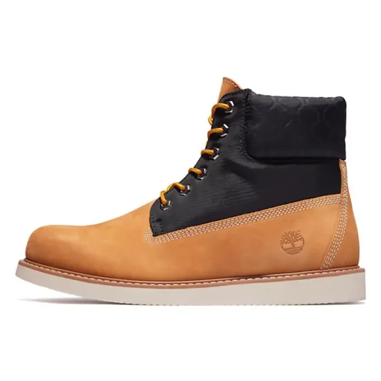 Timberland Newmarket 6 Inch Quilted Boots 'Wheat Black'