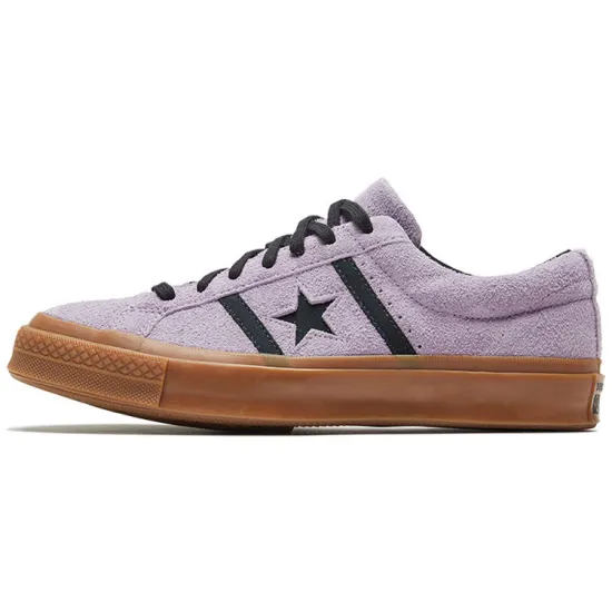 Converse One Star Canvas Shoes Unisex Low-top Purple/Brown/Black