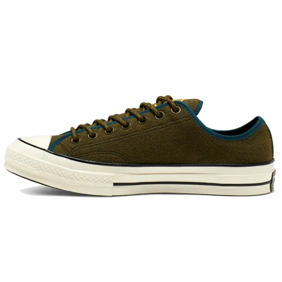 Converse Chuck 70 Canvas Shoes Unisex Low-top Army Green/white