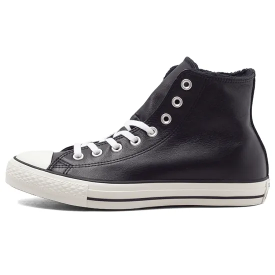 Converse Chuck Taylor All Star 'Black Leather Fur'