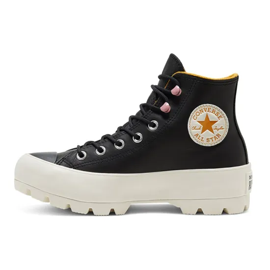 Converse Chuck Taylor All Star Women's Lugged Winter High GTX 'Black Saffron Yellow'
