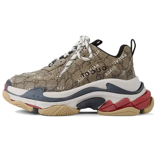Gucci X Balenciaga The Hacker Project Triple S Beige Women's