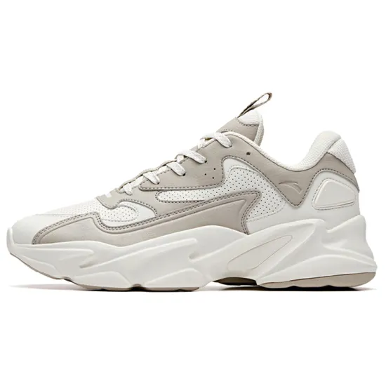 ANTA Life Collection Chunky Sneakers Men Low-Top Second Gray