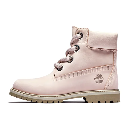 Timberland Heritage 6 Inch Waterproof Boots 'Light Pink Nubuck' Women's