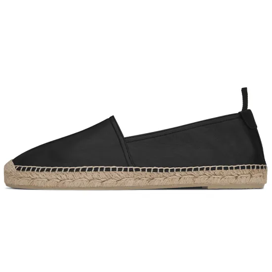 SAINT LAURENT Cassandre Slip-On Espadrilles Women's
