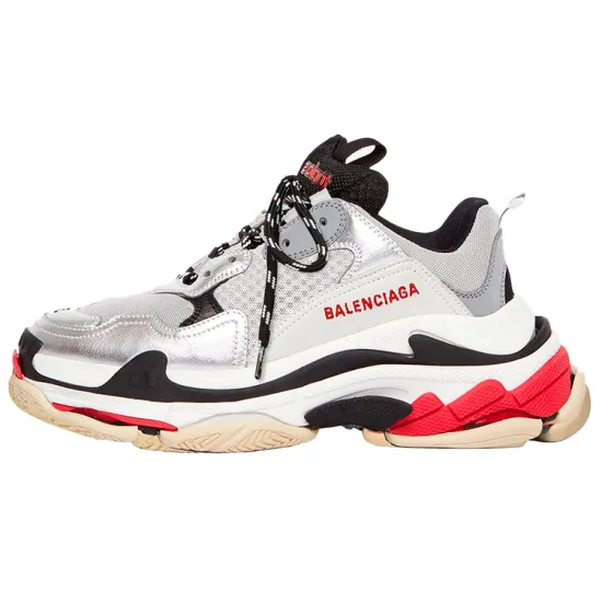 Balenciaga Triple S Silver Black 2019 Women's