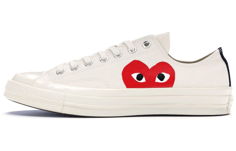 CDG x Converse 1970s Chuck Taylor All-Star Ox Comme des Garcons PLAY White