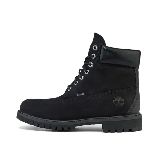 Timberland Premium 6 Inch Waterproof Wide Fit Boot 'Black Nubuck'