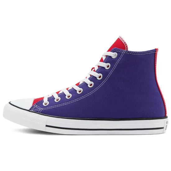 Converse Chuck Taylor All Star Canvas Shoes Unisex High-top Green/Red/Purple