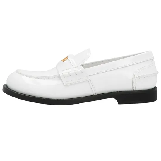 MIU MIU Penny Casual Single Shoes Women's White