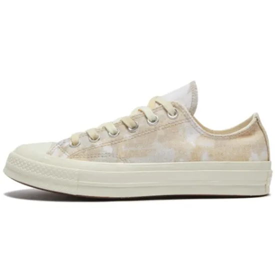 Converse Chuck 70 Plus Canvas Shoes Women's Low-top Beige/White