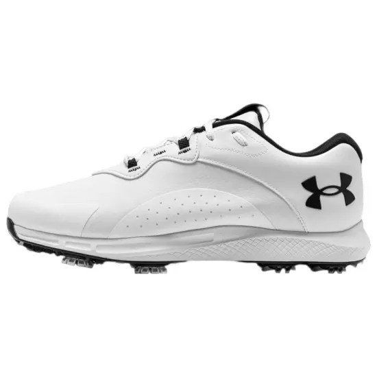Under Armour Charged Draw 2 Golf Wide 'White Black'