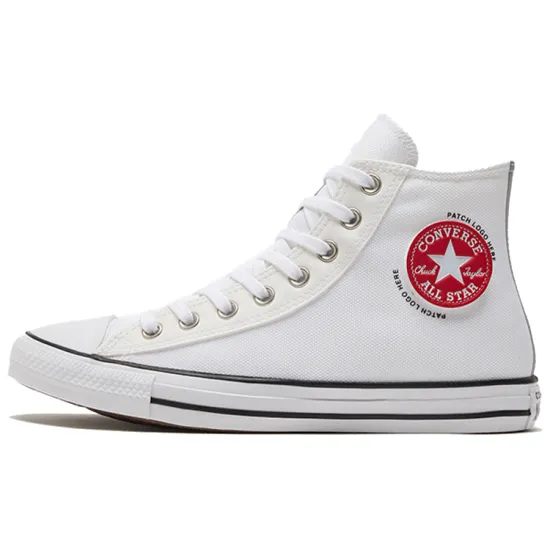 Converse Chuck Taylor All Star Canvas Shoes Unisex High-top White/Red