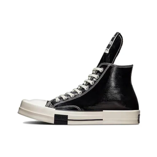 Converse Turbodrk Chuck Taylor All Star 70 Hi Rick Owens Drkshdw Black Lacquered Denim