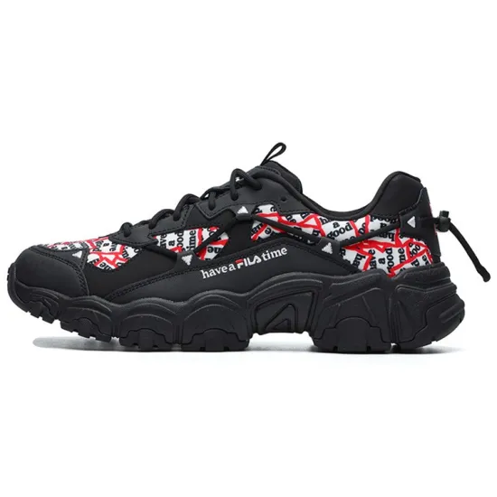 FILA Cat Claw Chunky Sneakers Women's Low-Top Black