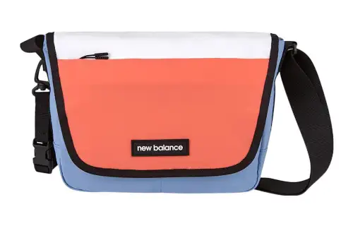 New Balance Cotton With Nylon Messenger Bag, Shoulder Bag, Crossbody Bag Medium Unisex Multicolor
