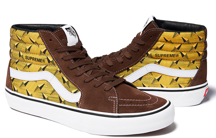 Supreme x Vans SK8-Hi Diamond Plate Collection