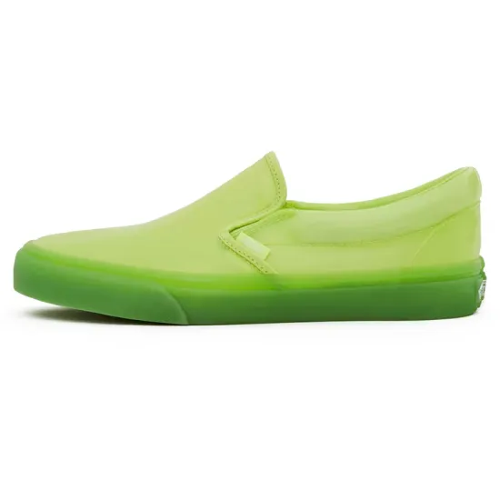 Opening Ceremony X Vans Slip-on Canvas Shoes Unisex Low-top Green