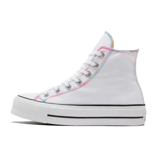 Converse All Star Lift Canvas Shoes Women's High-top Dazzling/white