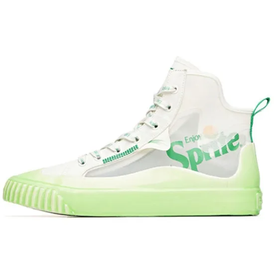 Sprite X ANTA Canvas Shoes Men High-Top White/Green