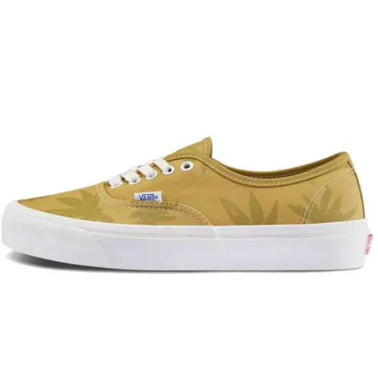 Vans Authentic Canvas Shoes Unisex Low-top Gold