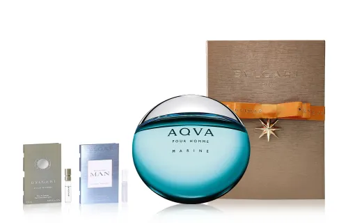 BVLGARI Sea Blue Men's Exquisite Box