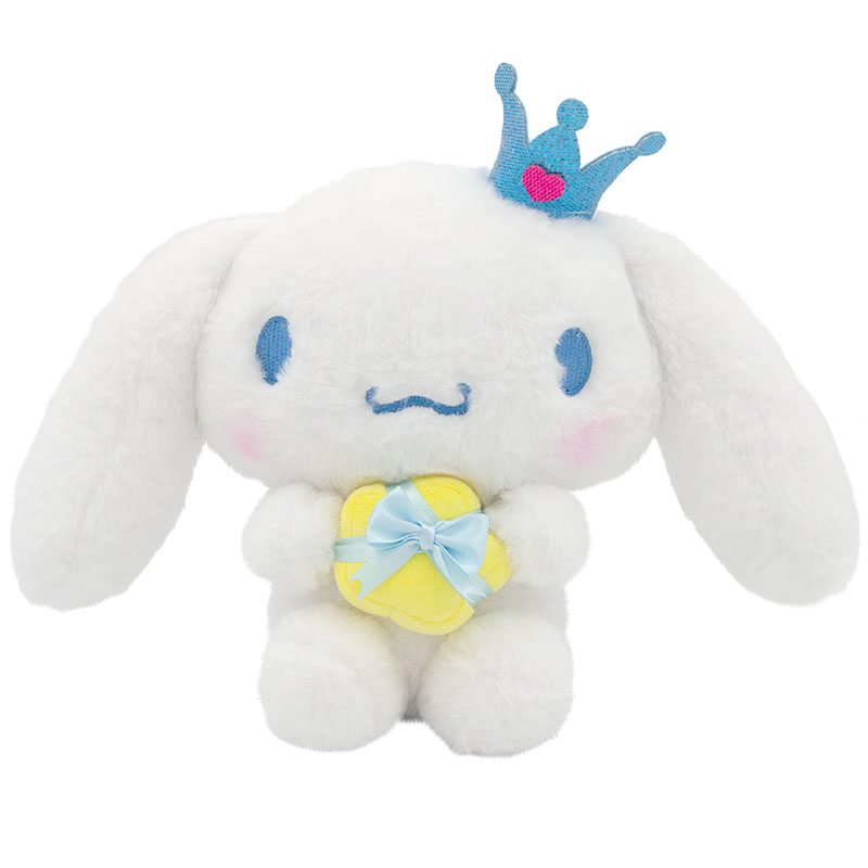 E-STRONG × Sanrio/Sanrio Crown Coolomi Big-Eared Dog Heart-beating Doll Sweet Melody Dormitory Companion Cute Soft Healing Sleep Warm Toy Bedroom Ritual Ornament Doll Plush Doll 27cm