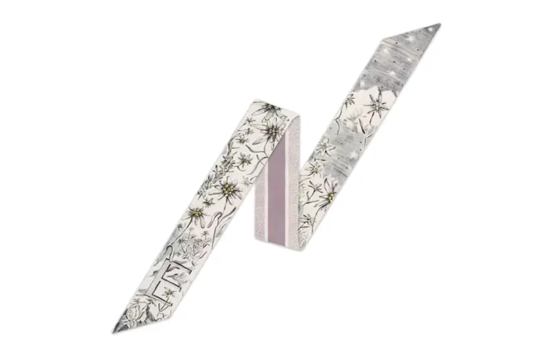 DIOR Mulberry Silk Scarves Women's