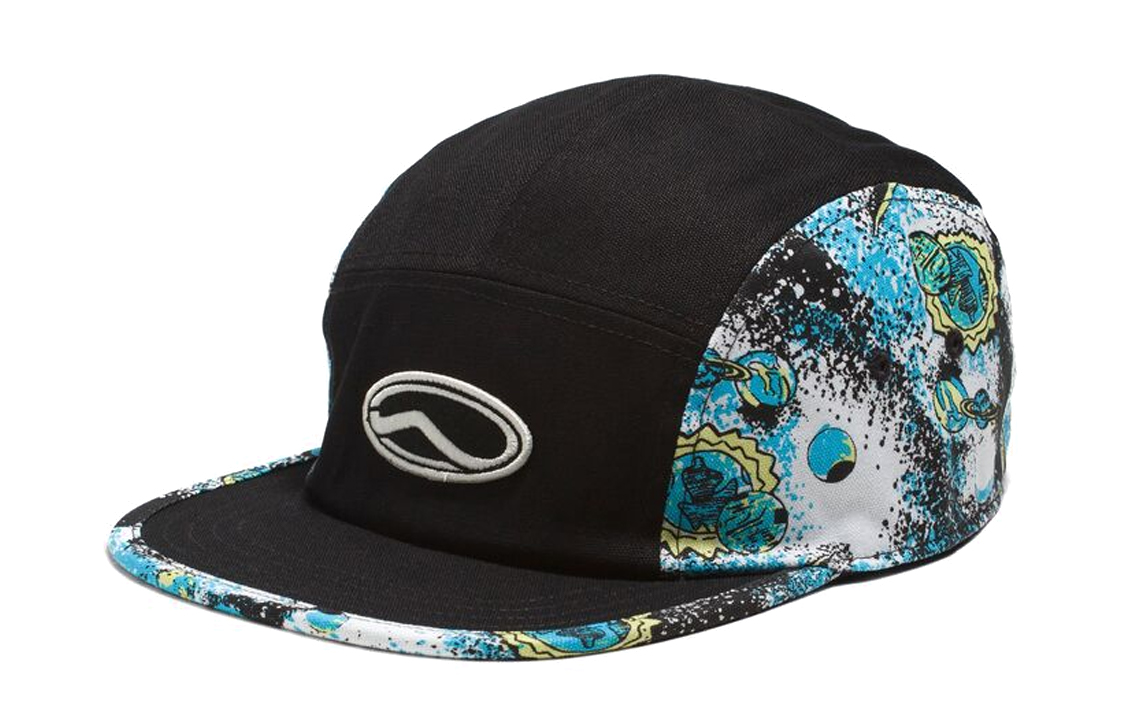 Vans Patterned Print Cotton Baseball Caps Unisex Black