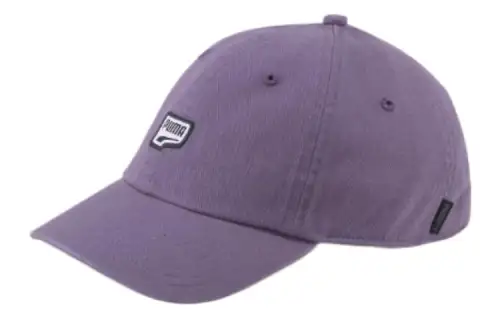 PUMA Cotton Baseball Caps Unisex Purple