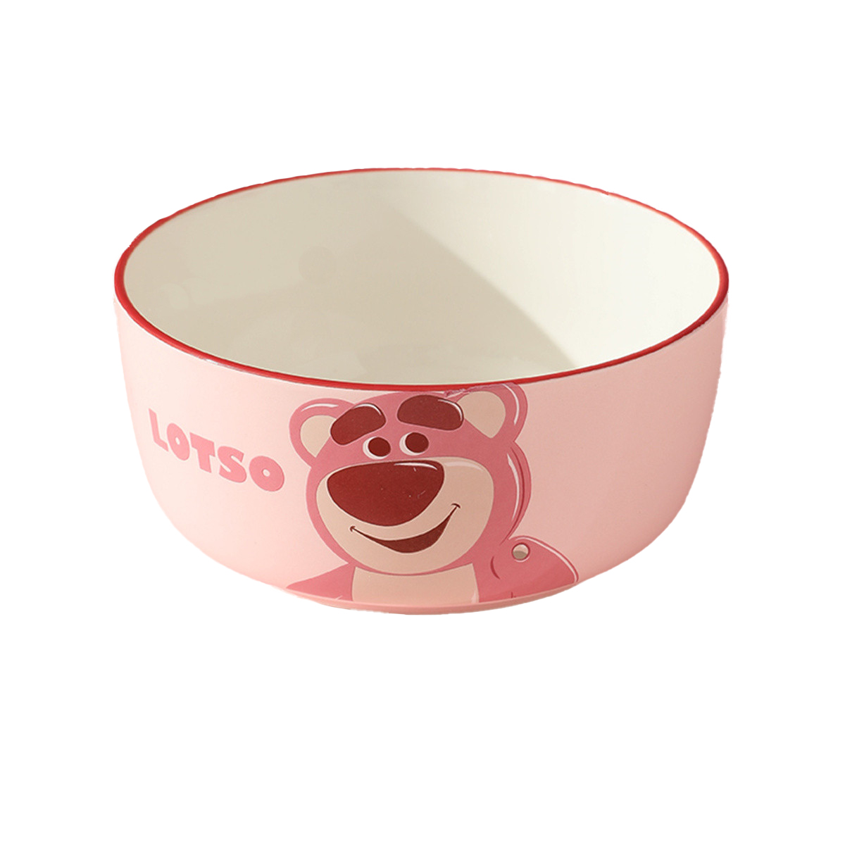 Disney Disney, strawberry, tableware, high quality cute soup bowl, 7 inch, for beloved