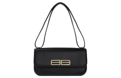 Balenciaga Calfskin Crossbody Bag, Shoulder Bag Women's Black