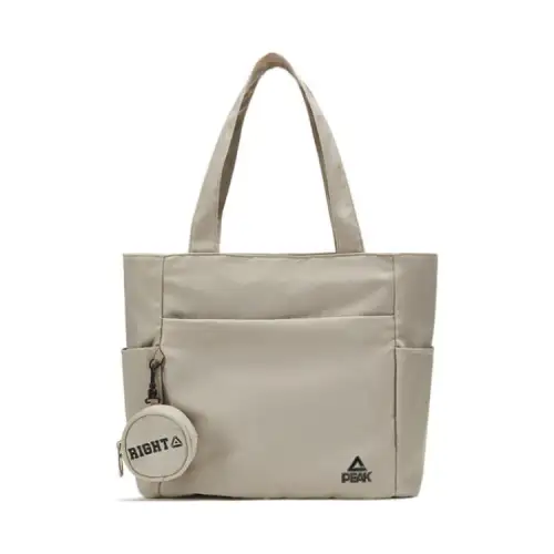 PEAK Fabric Handbag, Shoulder Bag Regular Unisex Khaki