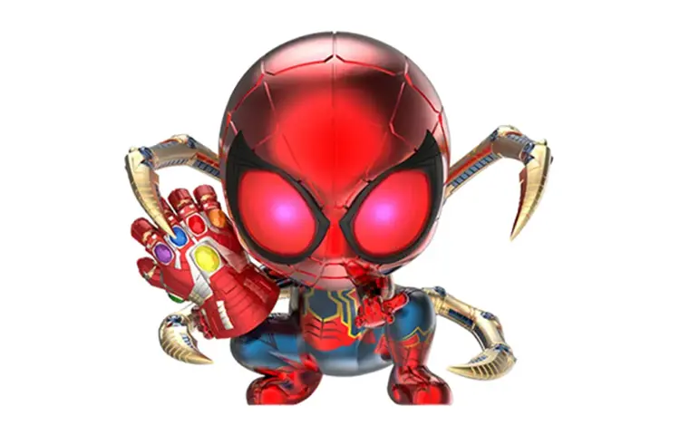 Hot Toys Iron Man Marvel Spider-Man Rescue Armor Bright Box COSBABY Q Version Figure