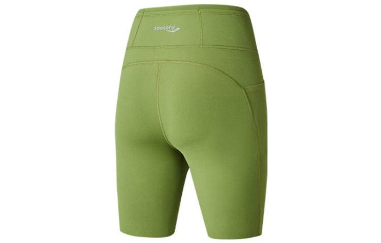 Saucony Sports Shorts Women’s Coral Green Moderate Tight Pants