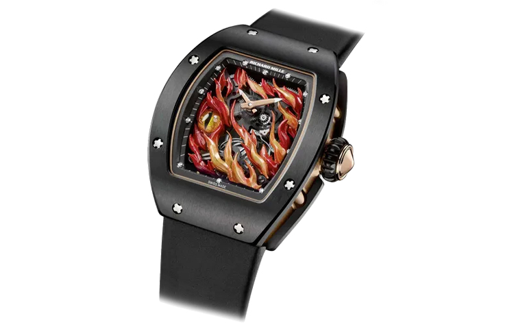 RICHARD MILLE Richard Mille Manual Mechanical Movement Limited Edition Richard Mille Men's Watch Swiss Watch 40.1mm Black Dial Ceramic Case RM 26-02