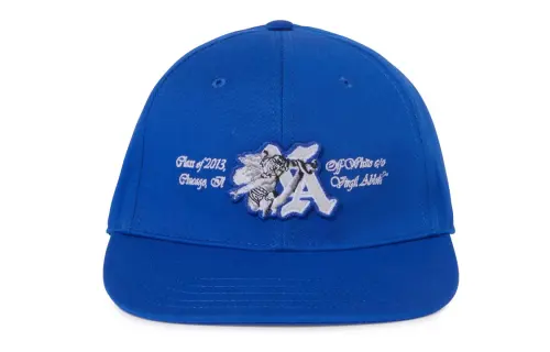 OFF-WHITE Logo-appliqué Cotton Baseball Cap