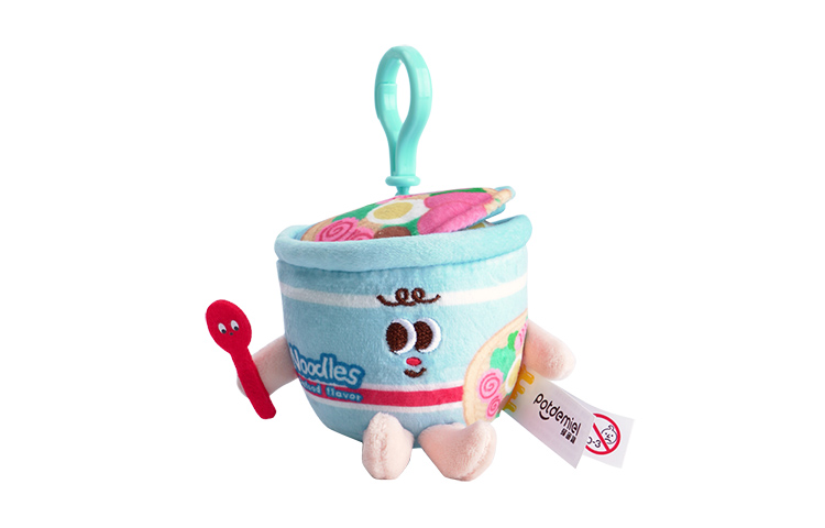 POTDEMIEL Honey Jar Foodie Series Mr. Instant Noodles Doll Plush Pendant