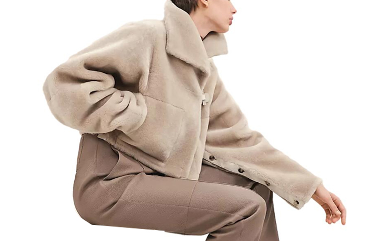 Женская куртка Hermes SS23 (каки) — фото 2
